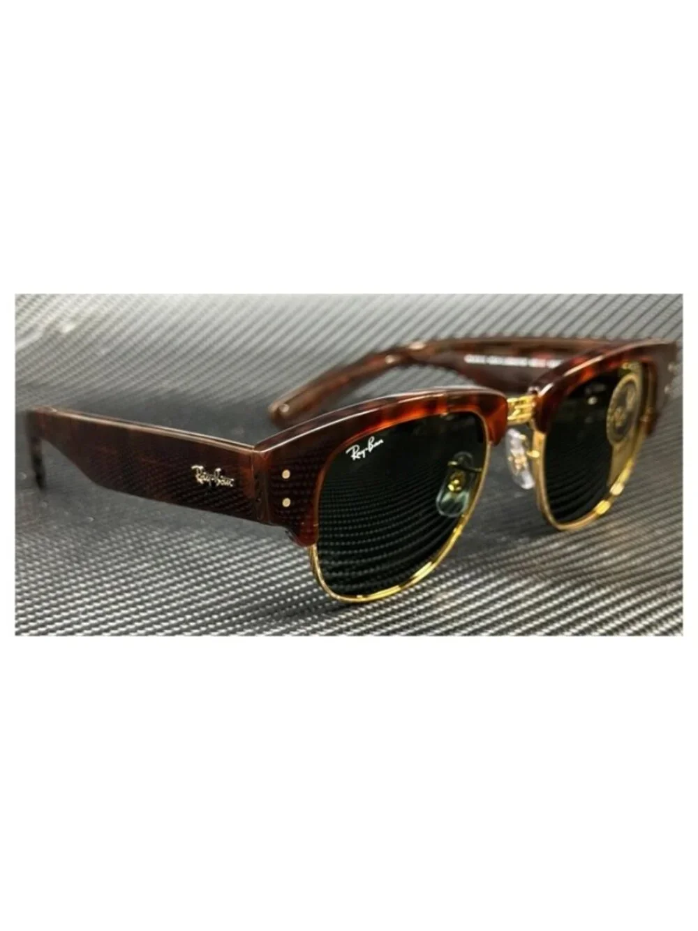 New Ray-Ban Men Tortoise On Arista Sunglasses 50-21-145